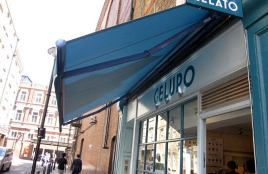 low view of Gelupo awning