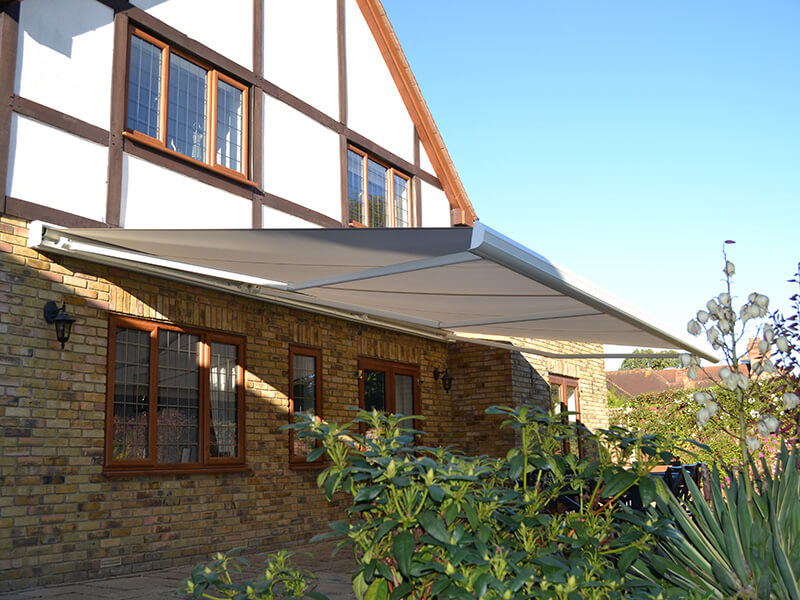 retractable awning installed